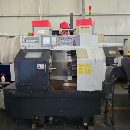 []台湾原装程泰GCL-2L硬轨机。加工长度600。主轴鼻端：A.